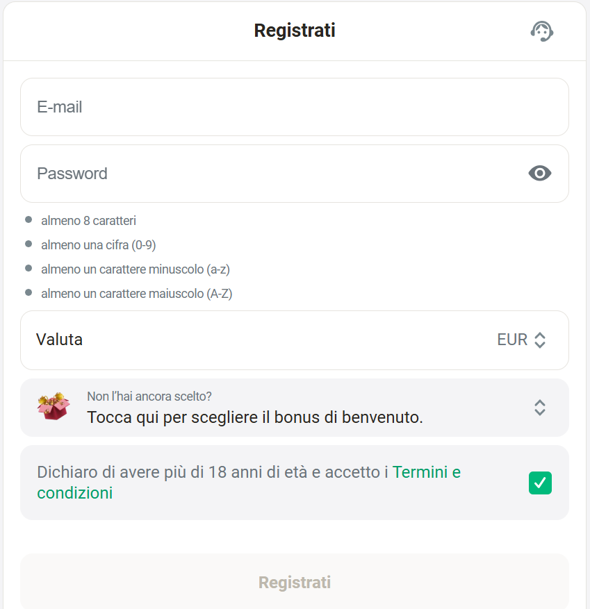 Royalsea Italy registration