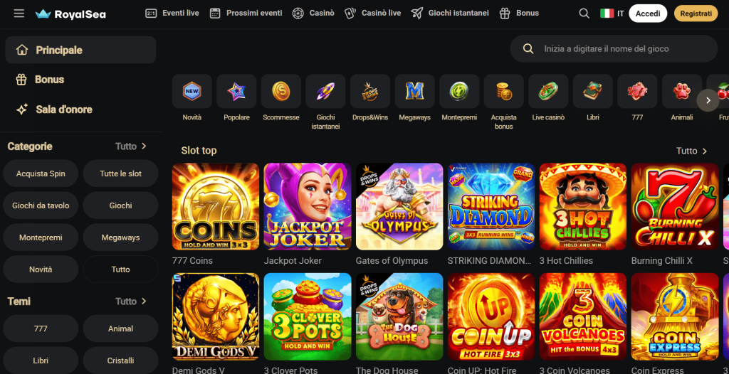 Royalsea Italy casino